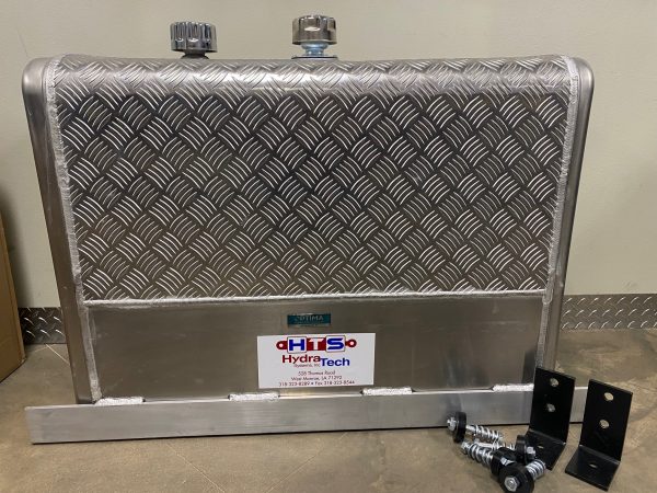 50 GALLON DIAMOND PLATE TANK